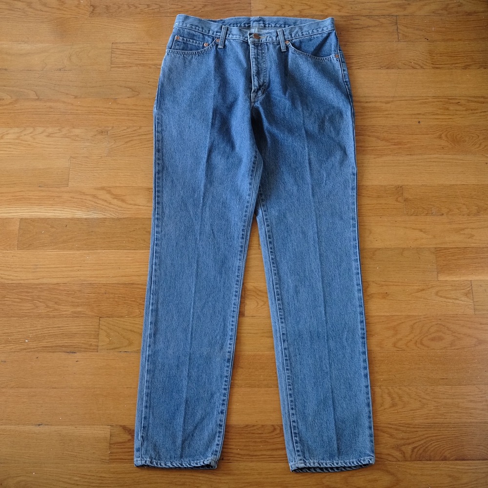 Edwin Straight Leg Jeans Mens Medium Wash Cotton Denim Vintage 32x34 Classic Fit